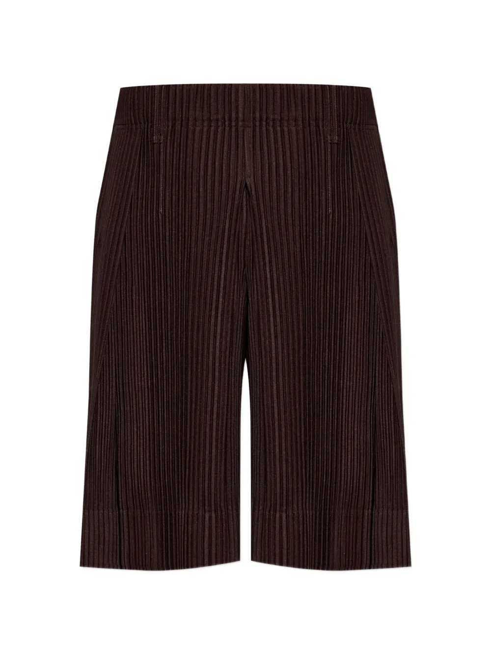 Homme Plissé Issey Miyake Geplooide shorts Bruin