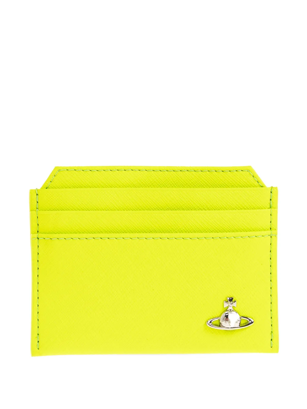 Vivienne Westwood logo-plaque cardholder - Giallo
