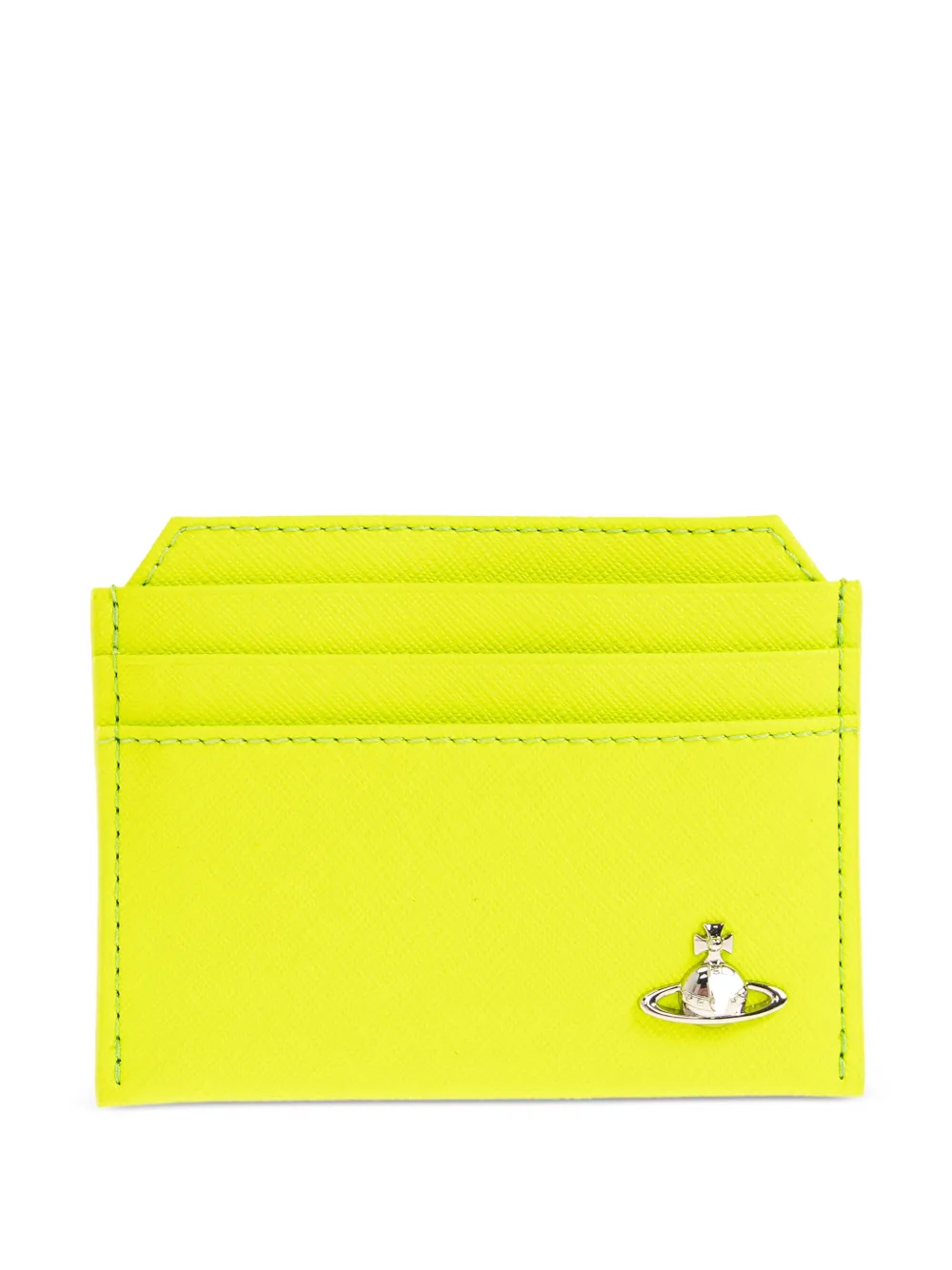 Vivienne Westwood logo-plaque cardholder - Giallo