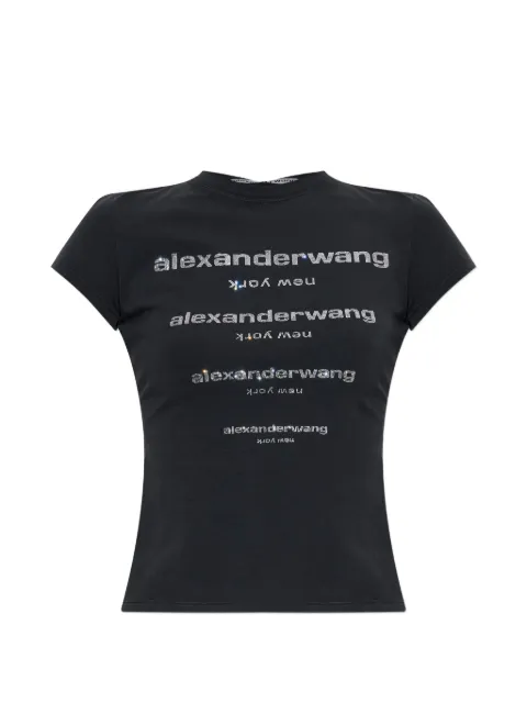 Alexander Wang crystal-embellished T-shirt