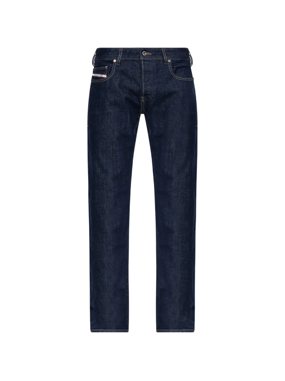 Diesel 2007 Zatiny logo-patch jeans - Blau