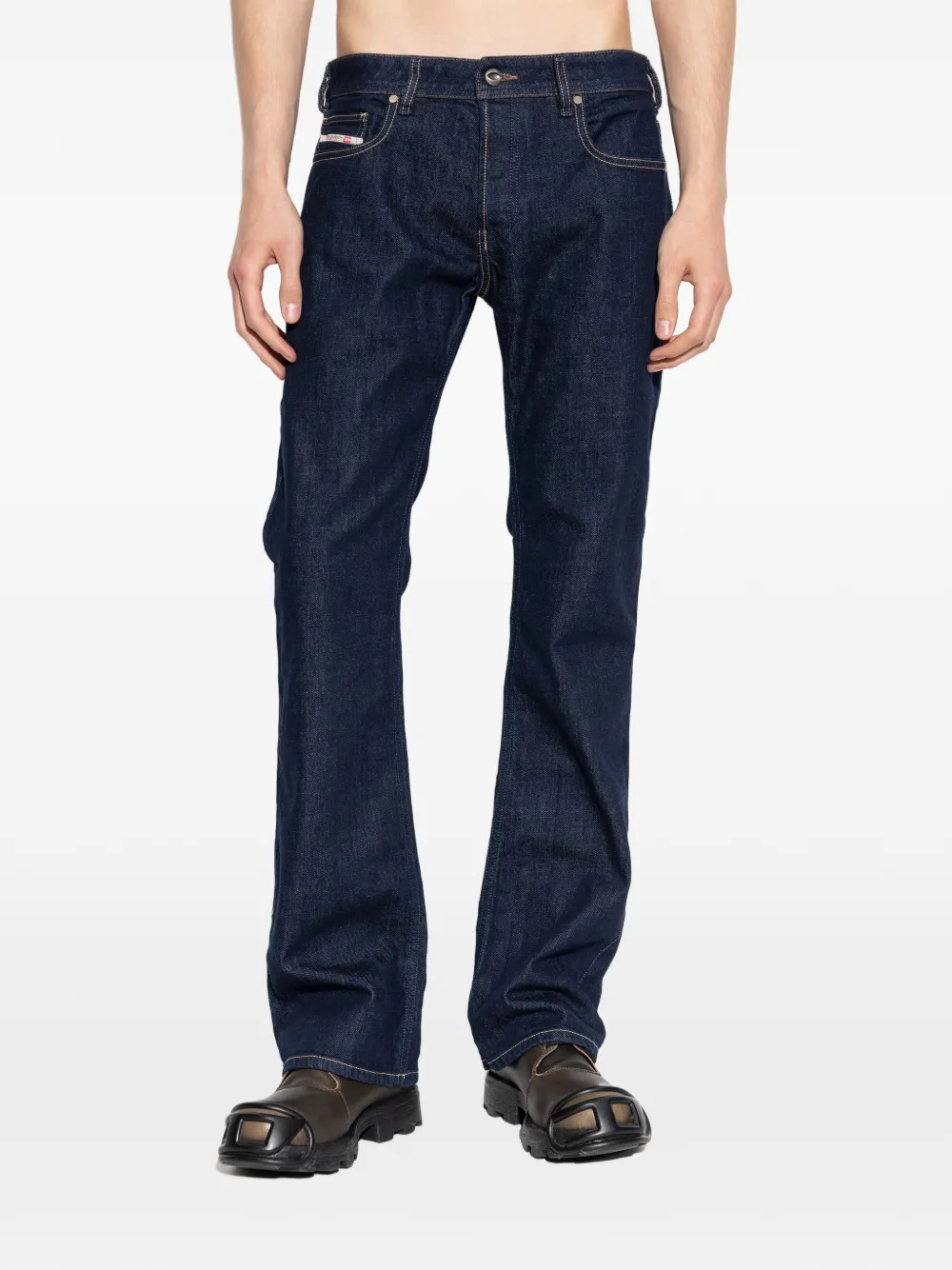  Diesel Vaqueros Zatiny Con Parche Del Logo 2007 - Azul 
