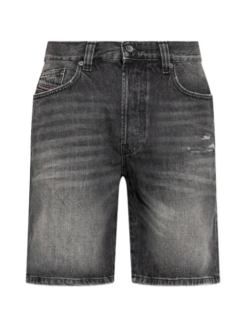Diesel distressed-effect denim shorts