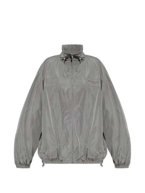 Alexander Wang logo-print high-neck jacket