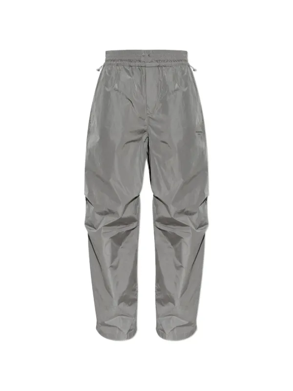 Alexander Wang Boxer Waist Mid-rise Track Pants in Grey