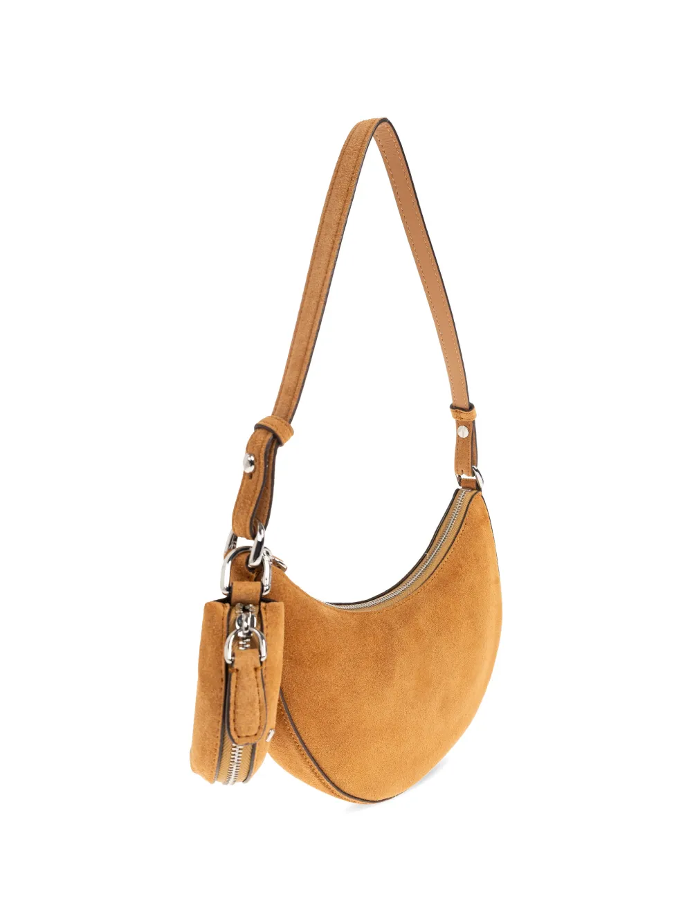 Kate Spade Duo suède schoudertas Bruin