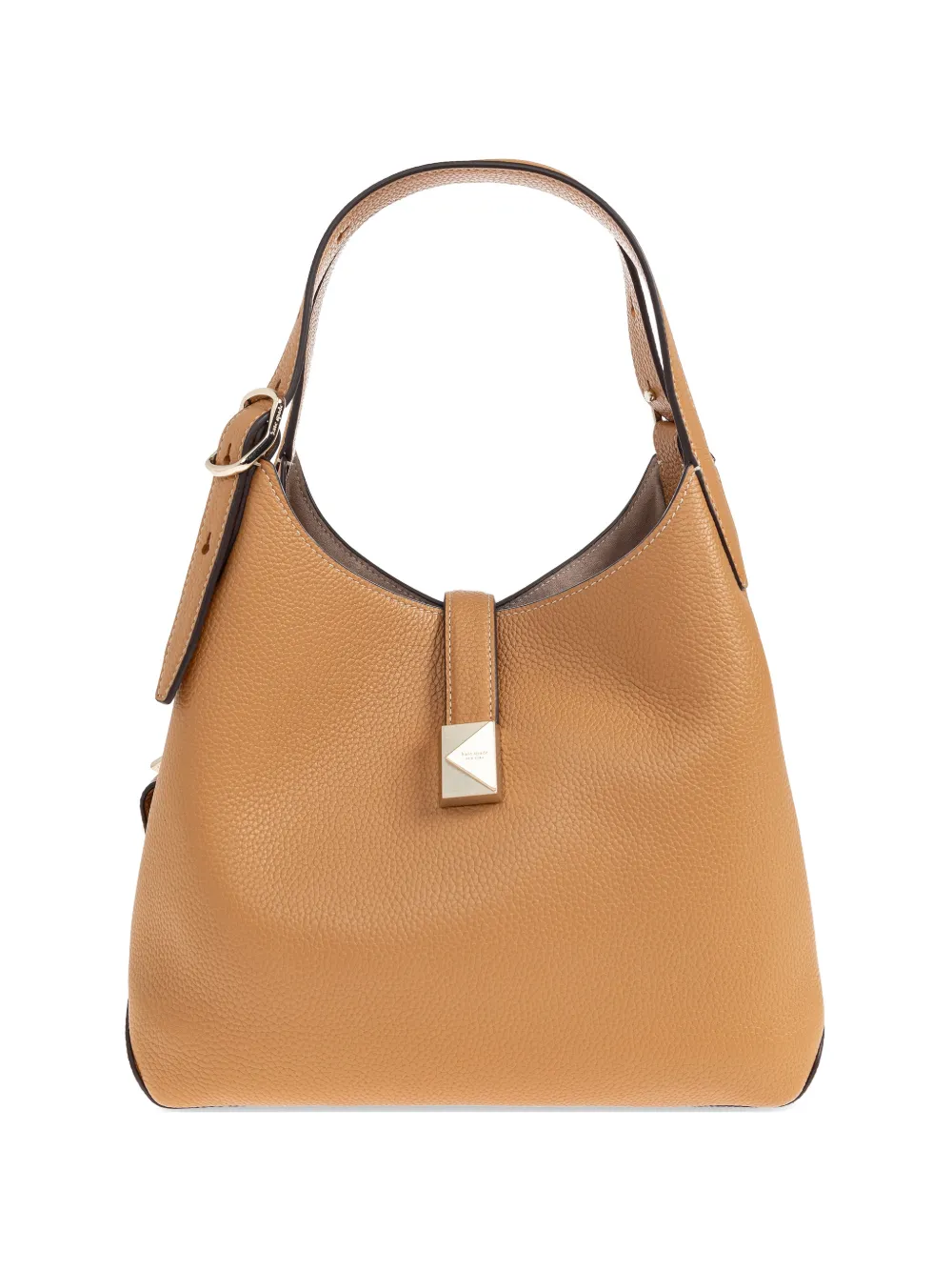 Kate Spade Deco pebbled leather tote bag - Marrone