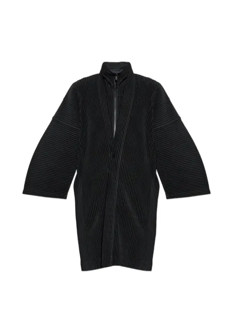 Homme Plissé Issey Miyake pleated wide-sleeve coat