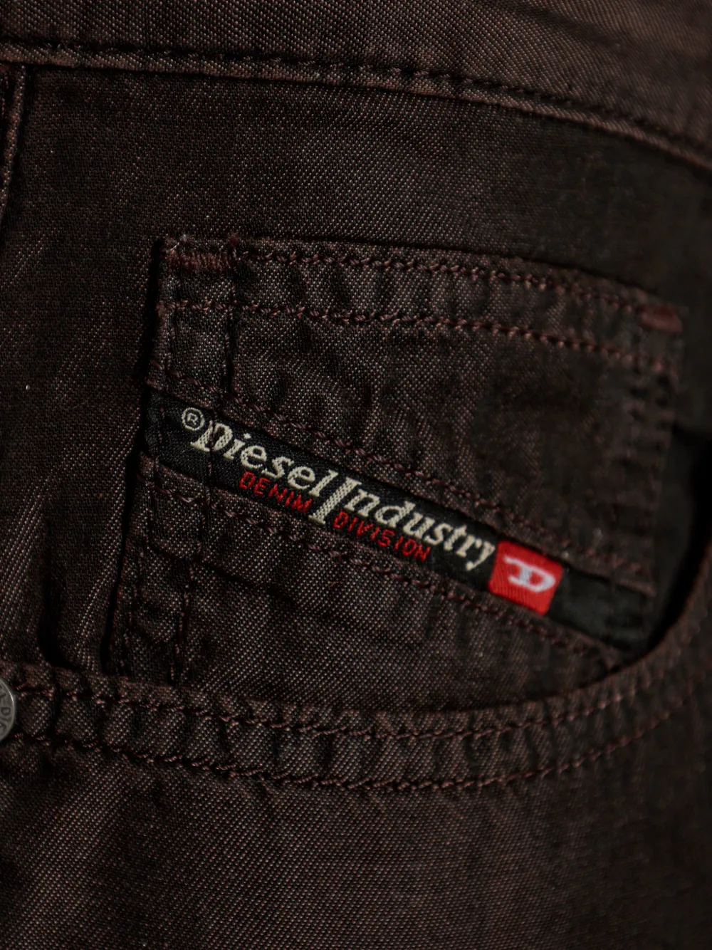Diesel Jeans met wijde pijpen Bruin