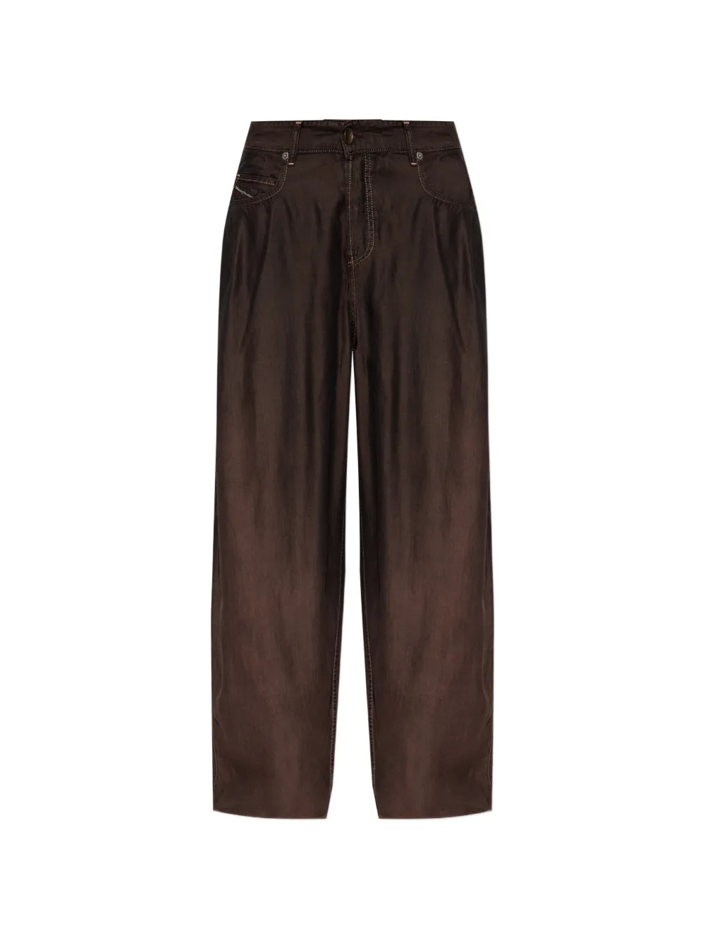 Diesel 1987 D-Khelz-Bs wide-leg jeans - Marrone