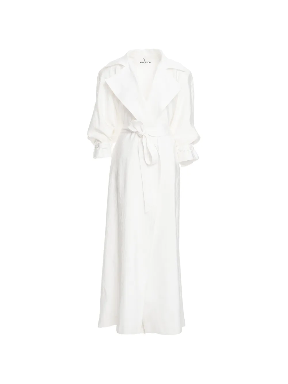 Ana Radu Lumiere belted trench coat - Bianco