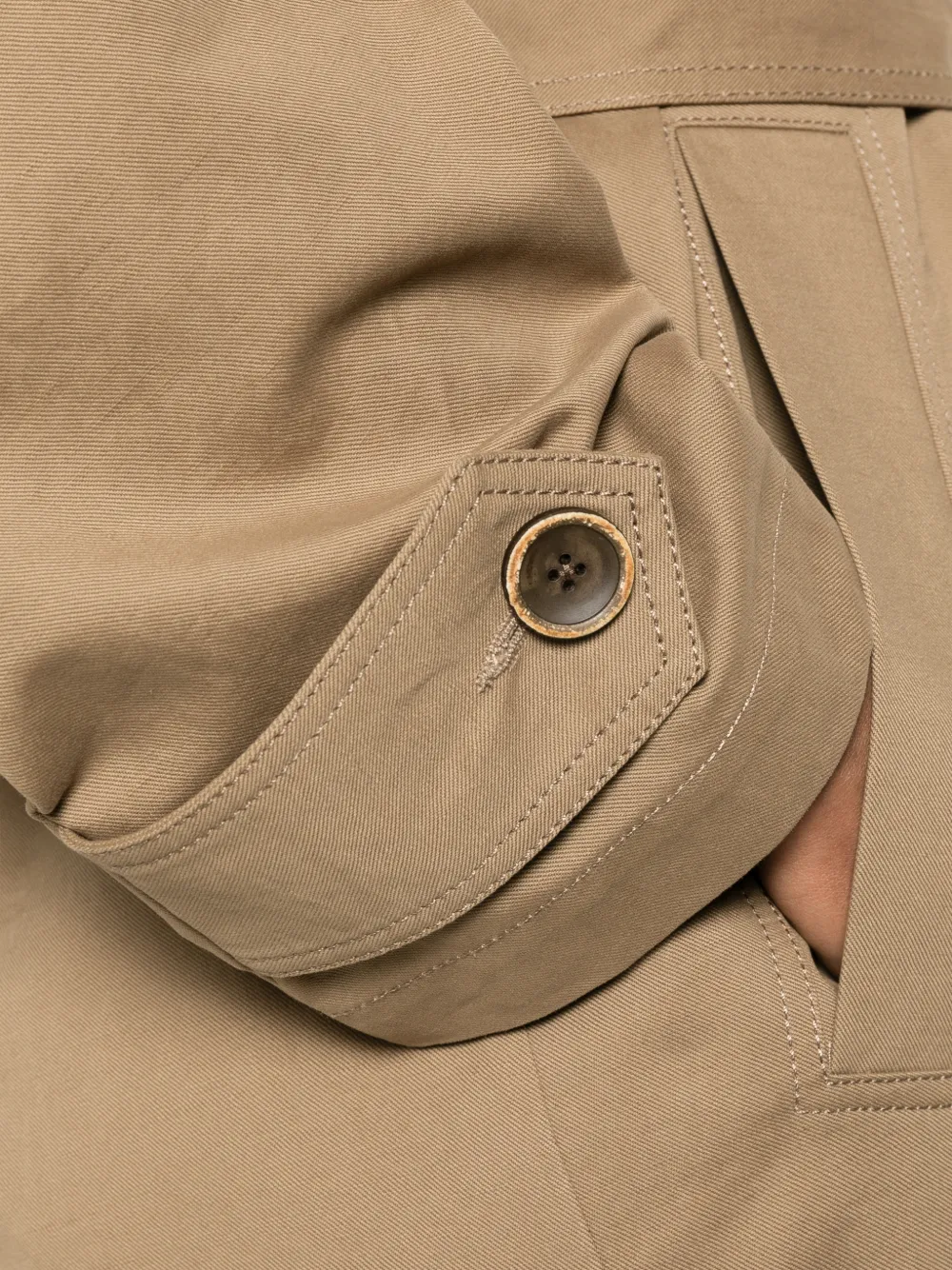 Uma Wang Trenchcoat met ceintuur Bruin