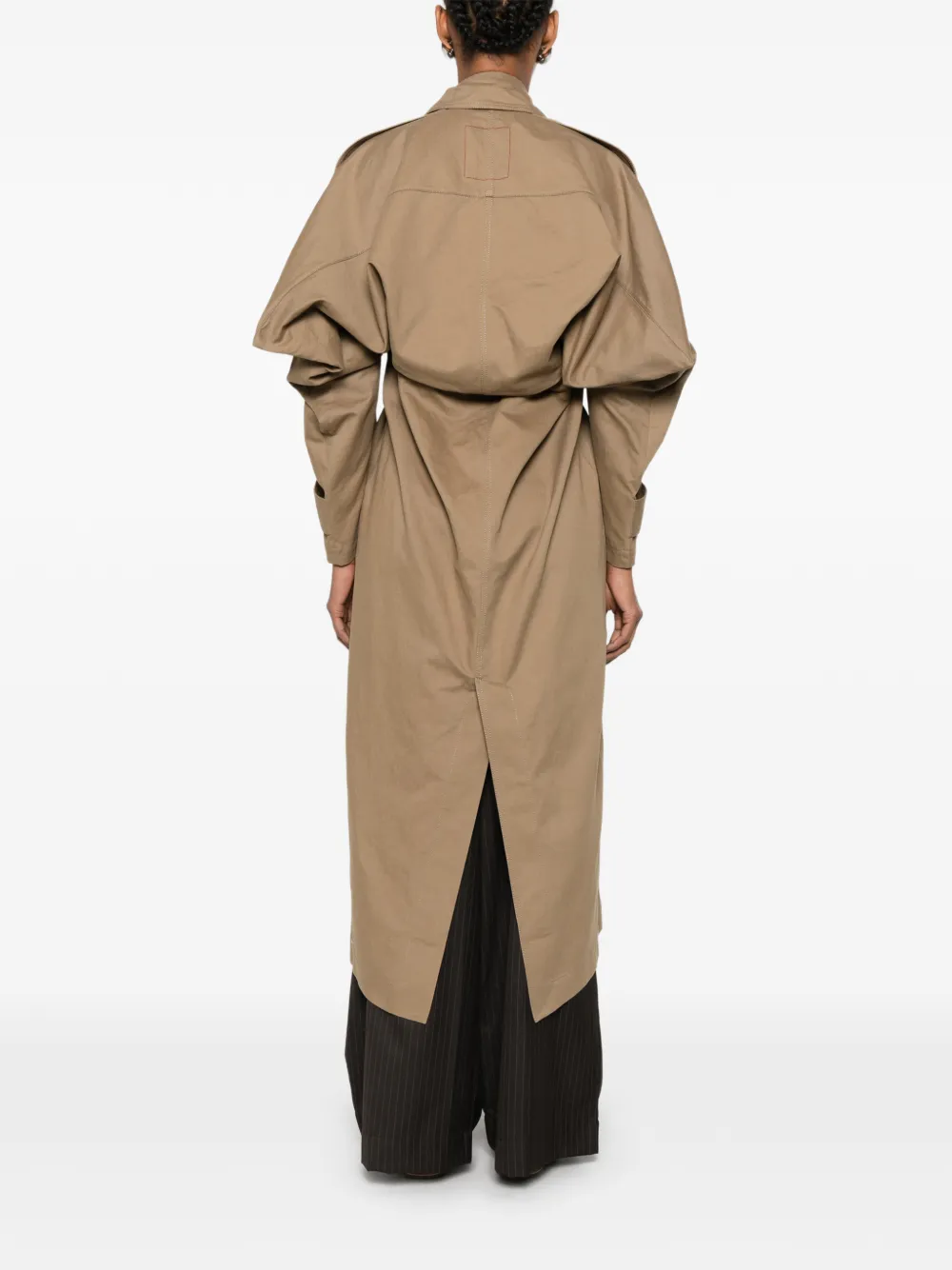 Uma Wang Trenchcoat met ceintuur Bruin