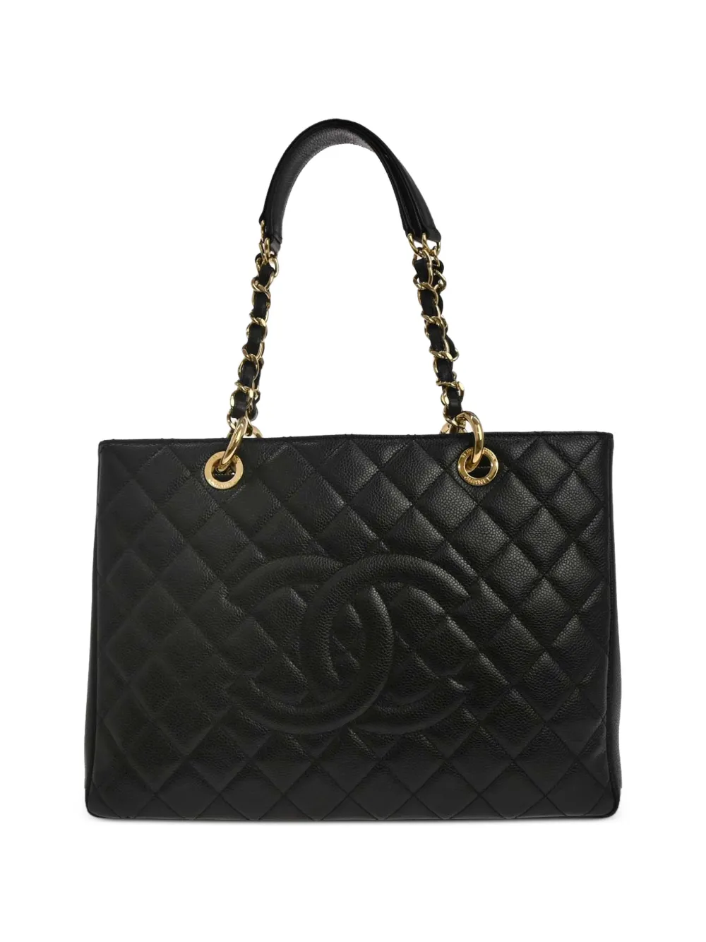 CHANEL Pre-Owned 2013 Grand Shopping Tote GST handbag - Black