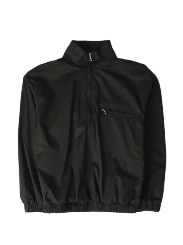 Rier Half-zip Hooded Jacket in Black