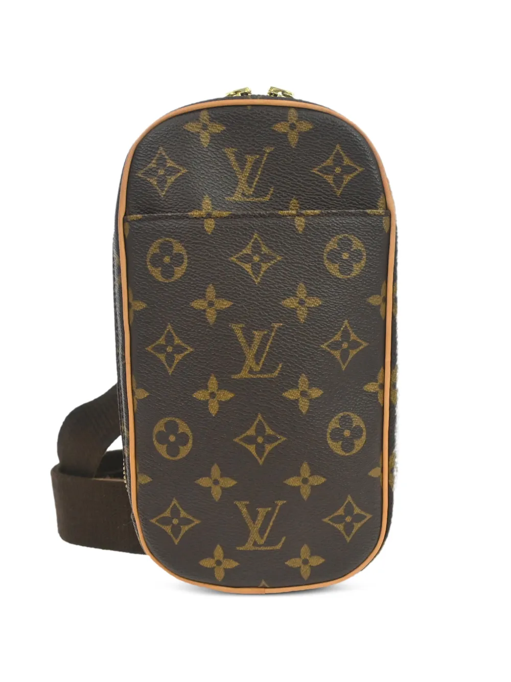Louis Vuitton Pre-Owned 2003 Monogram Pochette Gange crossbody bag - Marrone