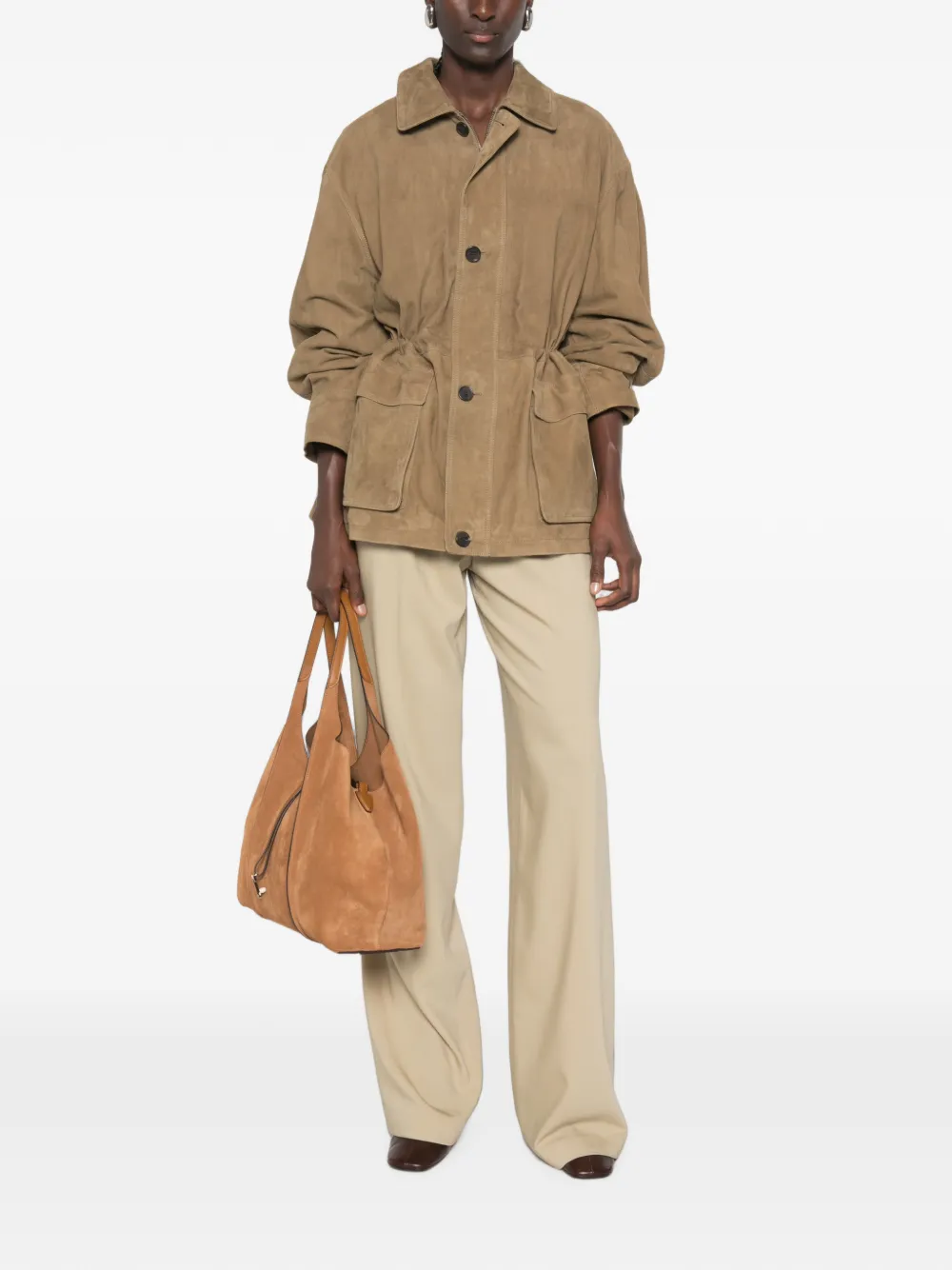 Ermanno Scervino Broek met trekkoord Beige