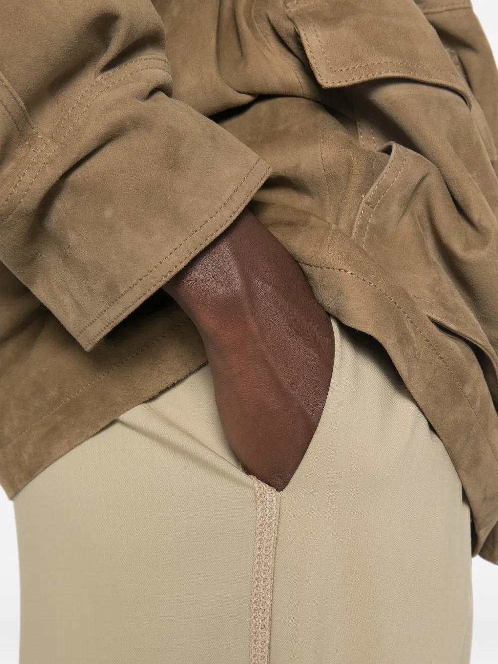 Ermanno Scervino Broek met trekkoord Beige