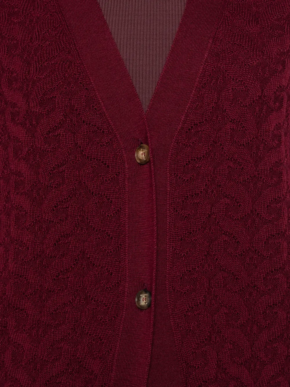 ETRO Button-up vest Rood