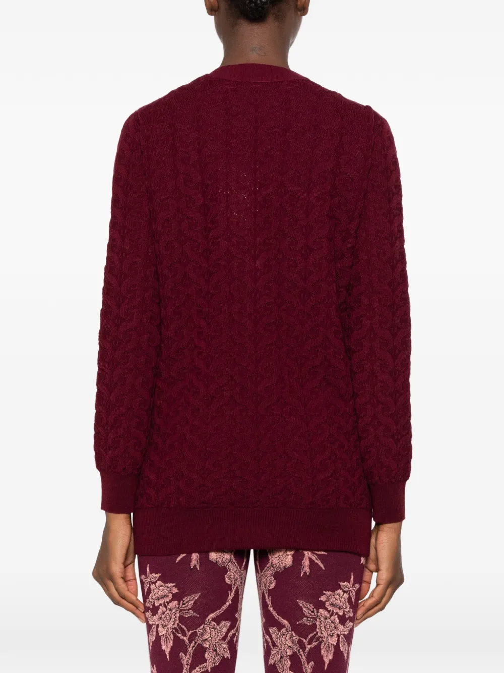 ETRO Button-up vest Rood