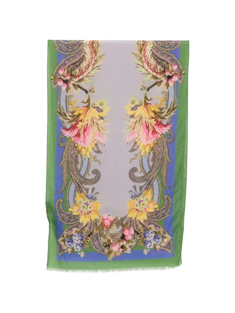 ETRO floral-paisley scarf
