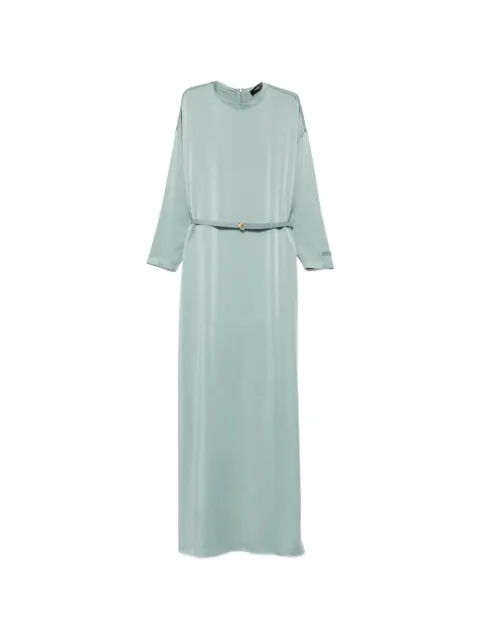 Fabiana Filippi belted long-sleeve maxi dress