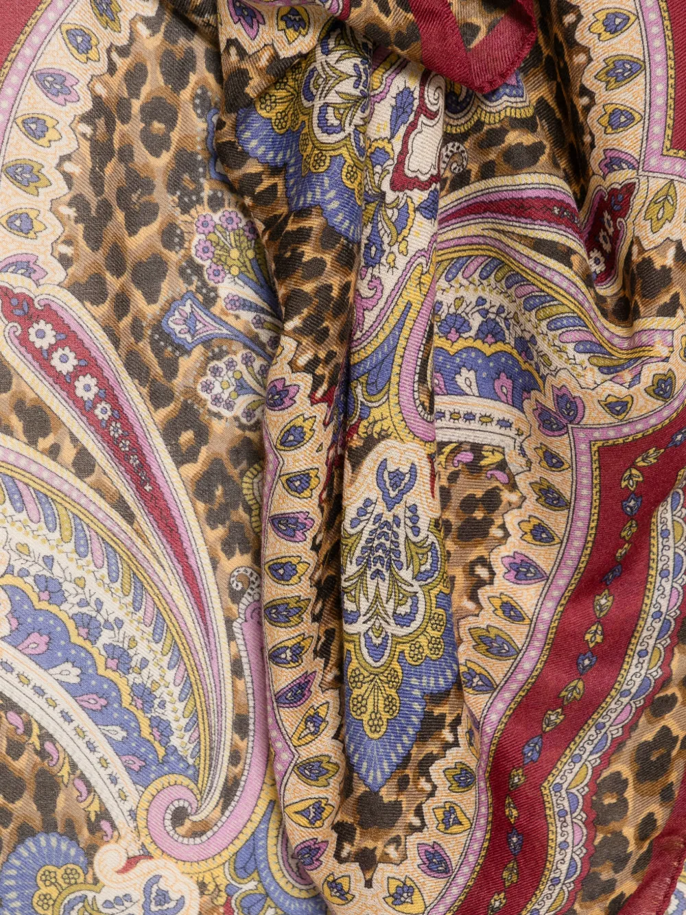 ETRO Sjaal met paisley-print Rood