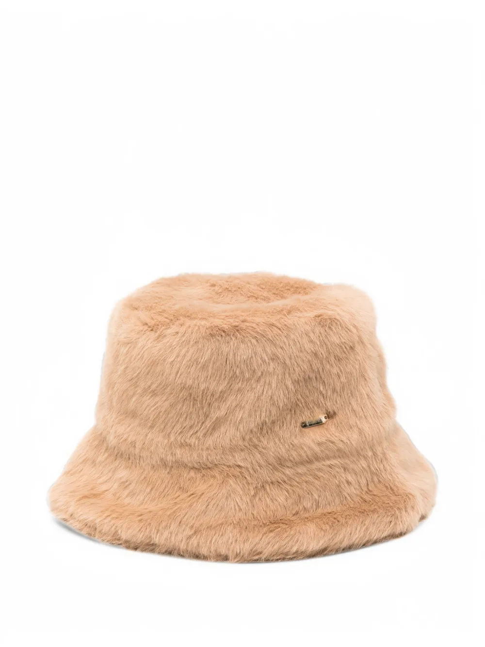 Herno faux-fur bucket hat Beige