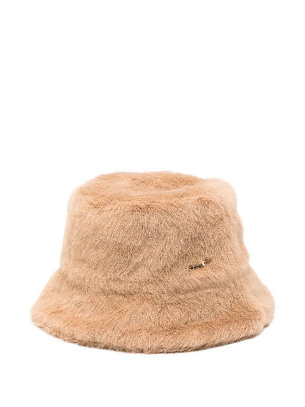 Herno faux-fur bucket hat Beige