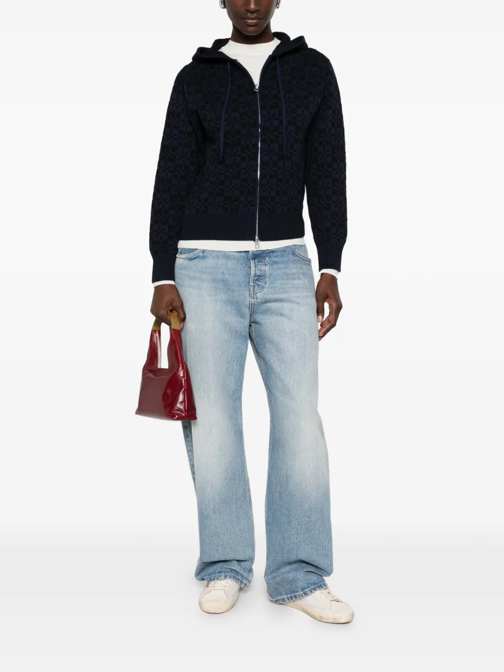 Kenzo Vest met capuchon Blauw
