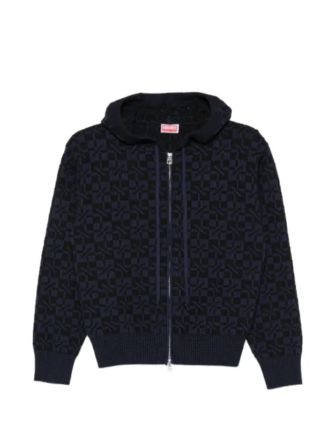 Kenzo zip-up hooded cardigan