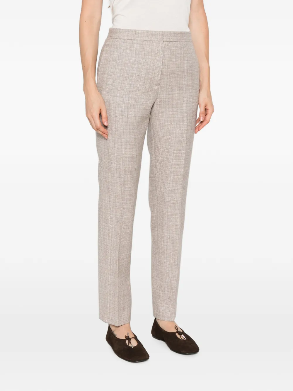 Fabiana Filippi Slim-fit broek met patroon Beige