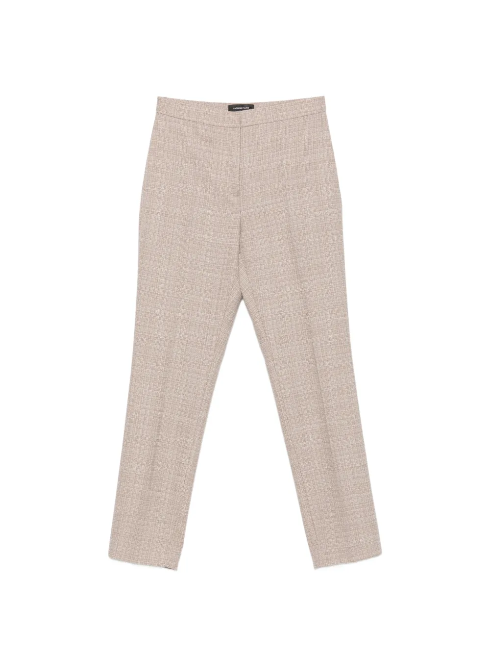 Fabiana Filippi pattern slim-fit trousers - Nude