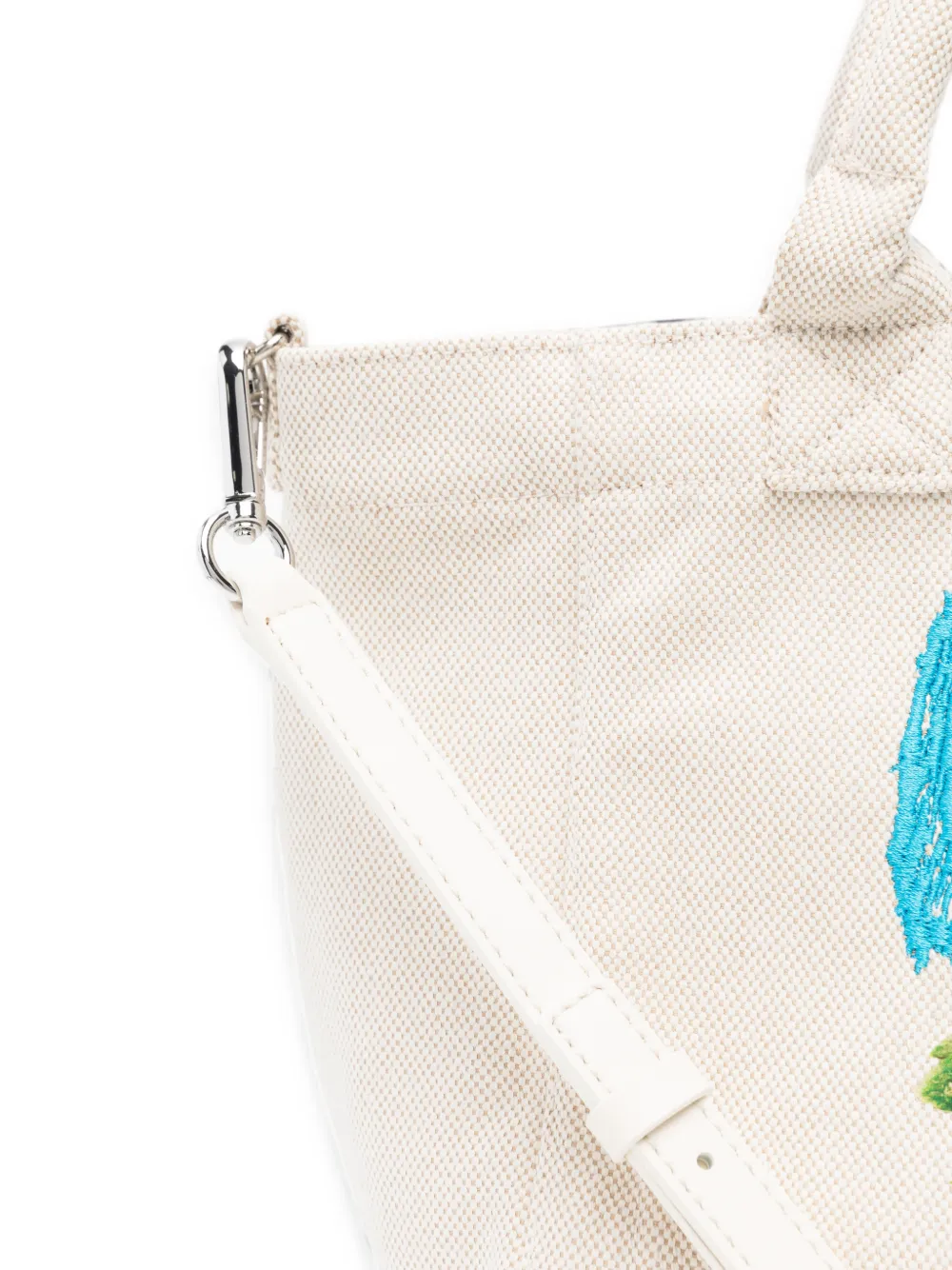 GANNI Kleine Strawberry Easy shopper Beige
