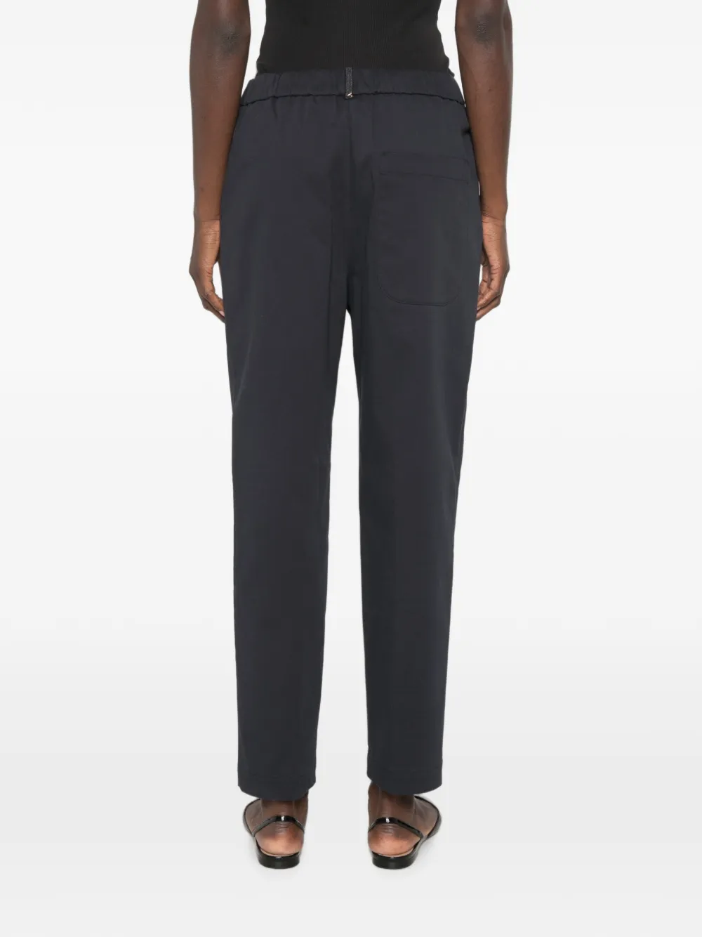 Fabiana Filippi Broek met elastische taille Blauw