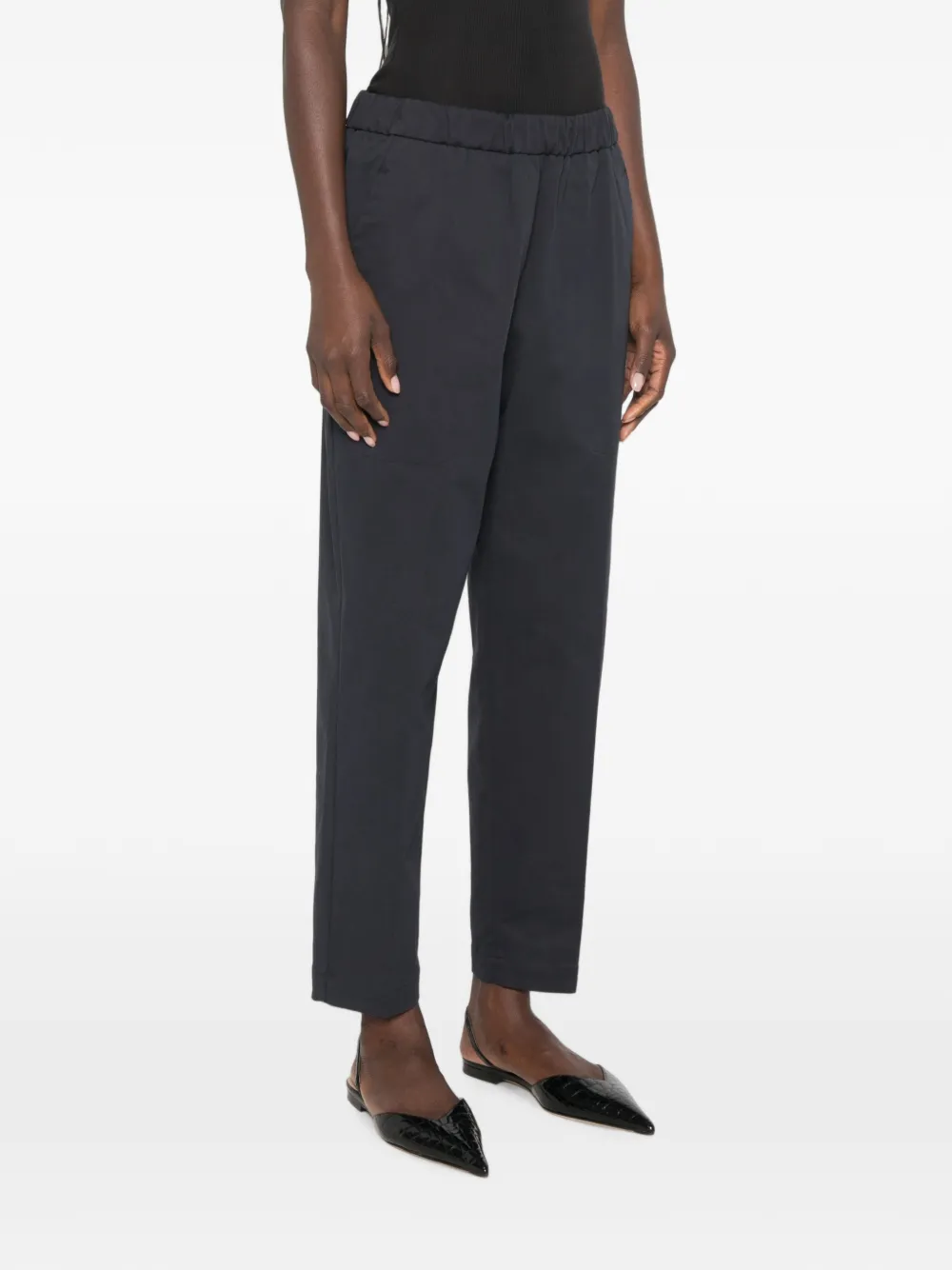 Fabiana Filippi Broek met elastische taille Blauw