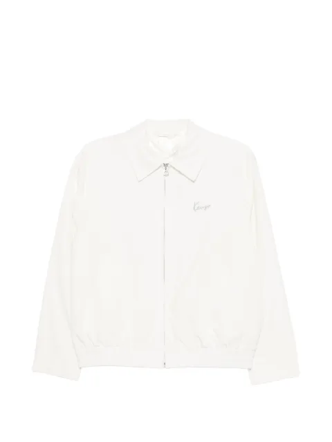 Kenzo Kenzo Signature embroidered zip-up jacket