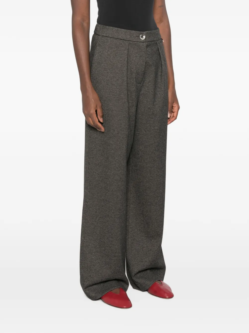 Herno Geplooide pantalon Grijs