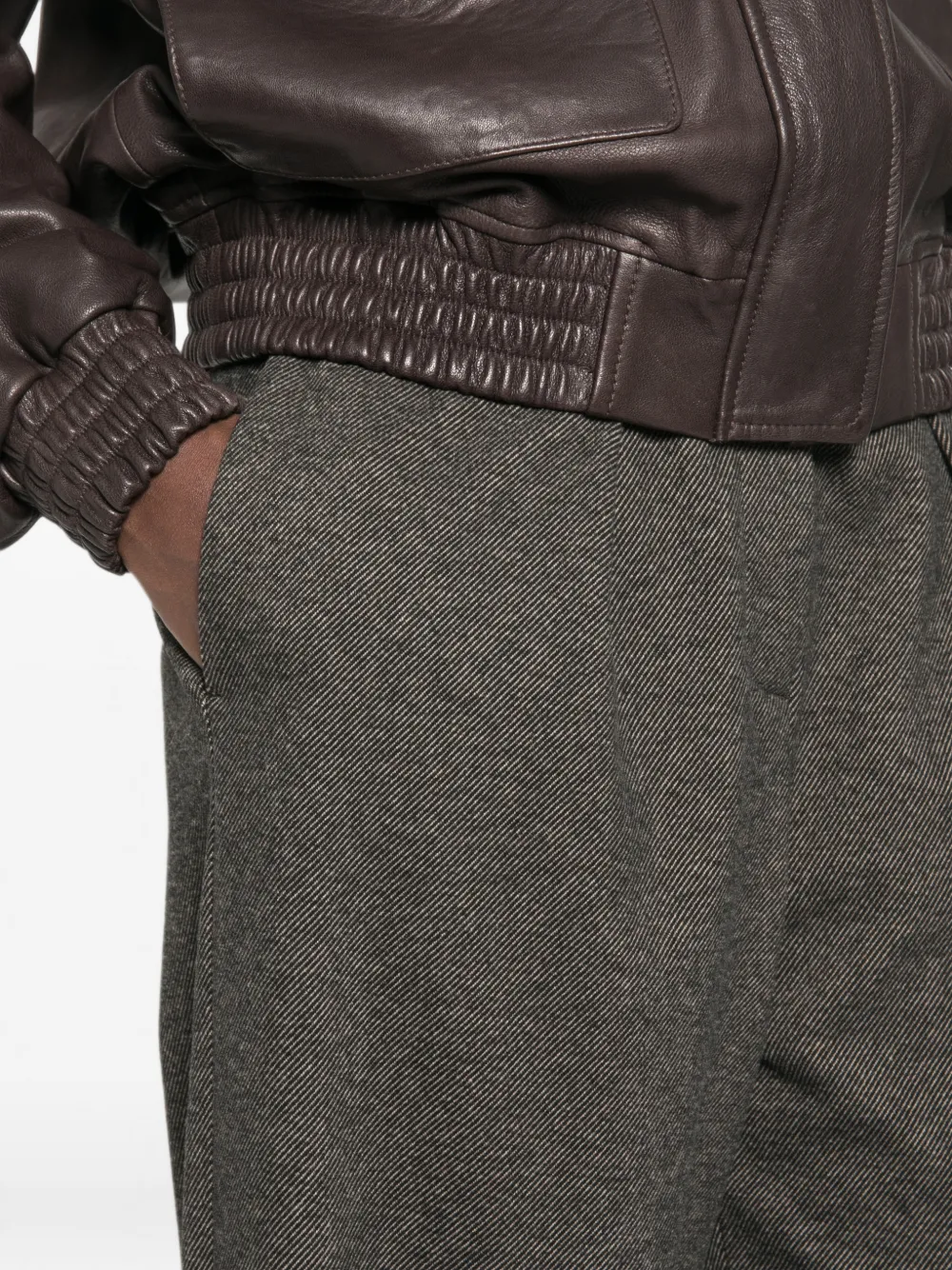 Herno Geplooide pantalon Grijs