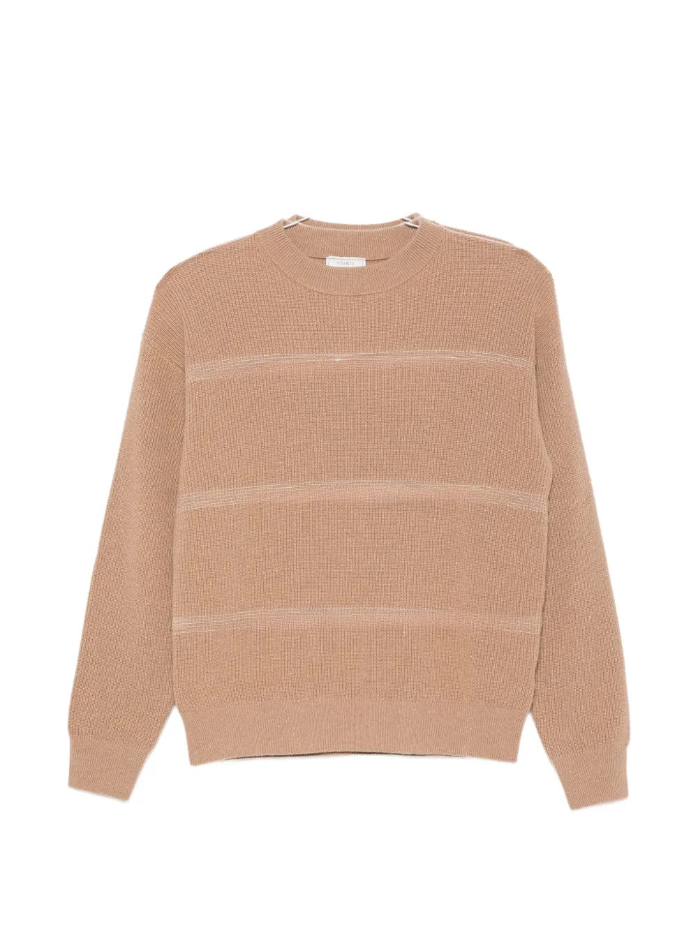 Peserico ribbed-knit striped sweater - Neutrals