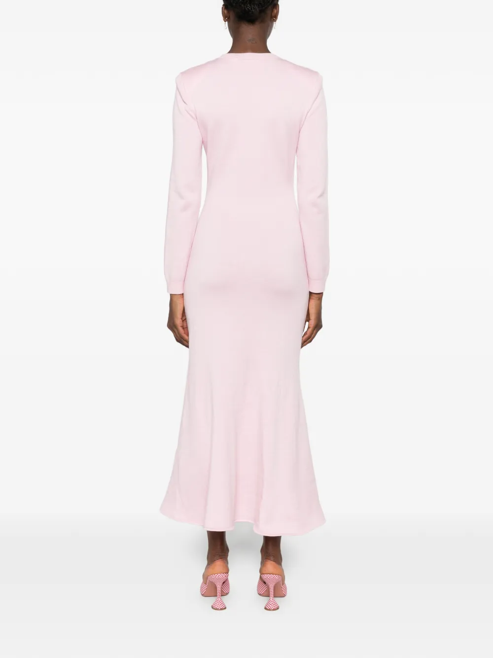 Self-Portrait Tulen maxi-jurk Roze