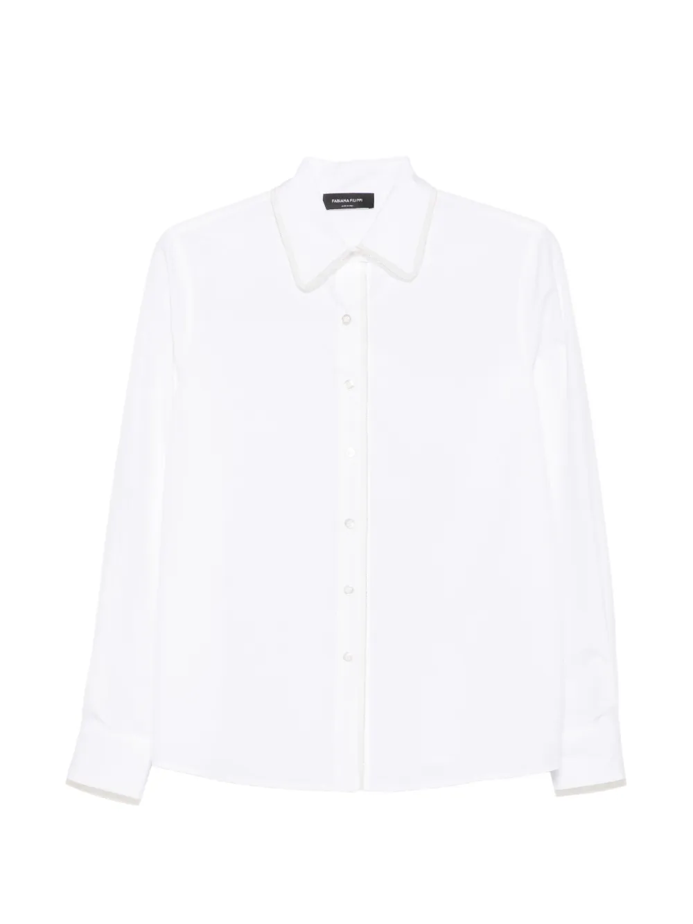 Fabiana Filippi long-sleeve shirt - White