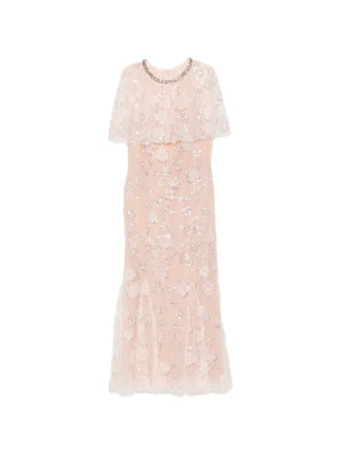 Self-Portrait sequin-embellished maxi dress