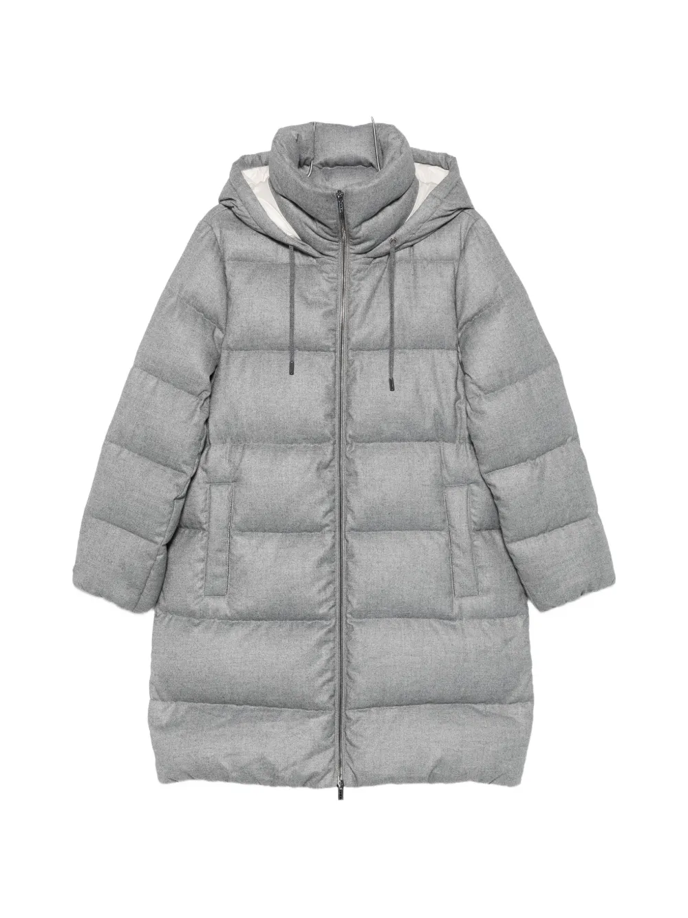 Peserico quilted hooded coat