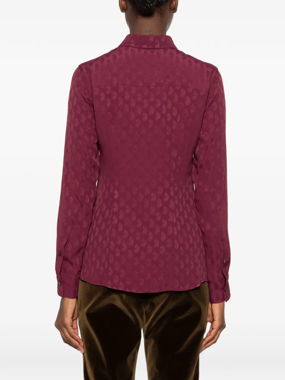 ETRO Overhemd met paisley-print Rood