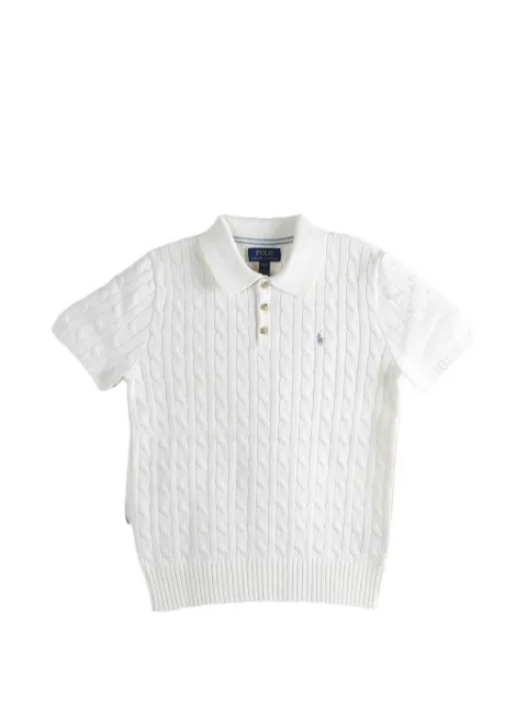 POLO RALPH LAUREN KIDS logo-embroidered polo shirt