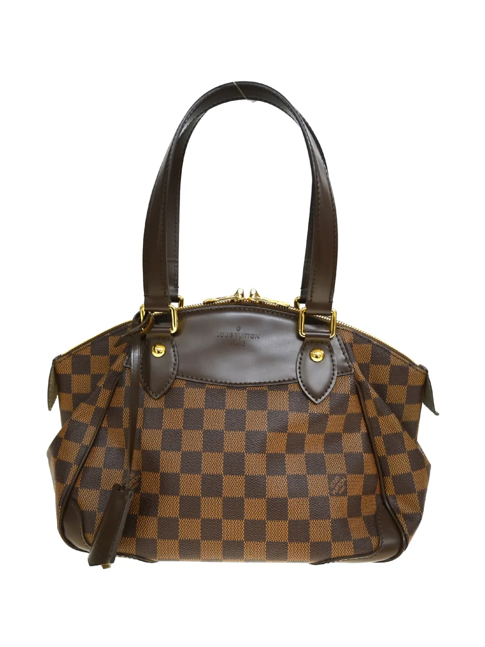 Louis Vuitton Pre-Owned 2012 PM Verona Damier-pattern tote bag - Marrone