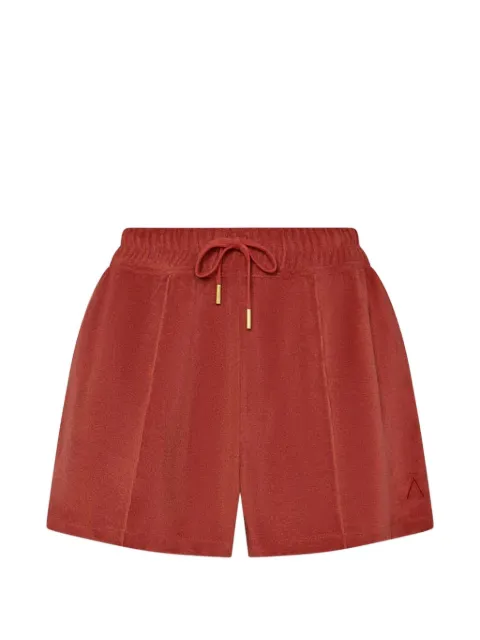 AMAN terry-cloth drawstring shorts
