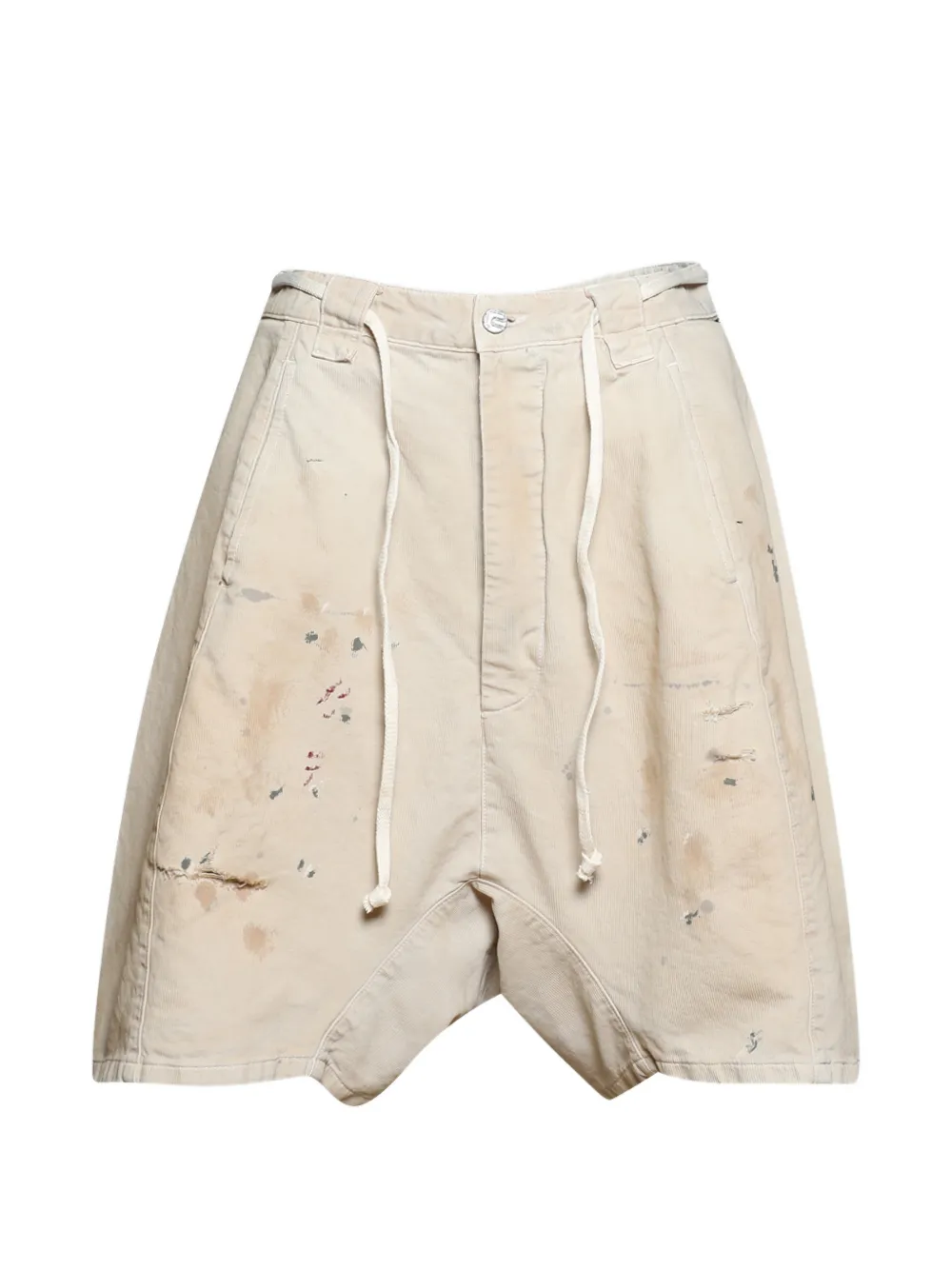 RIVINGTON ROI REBIS Pontius corduroy shorts - Nude