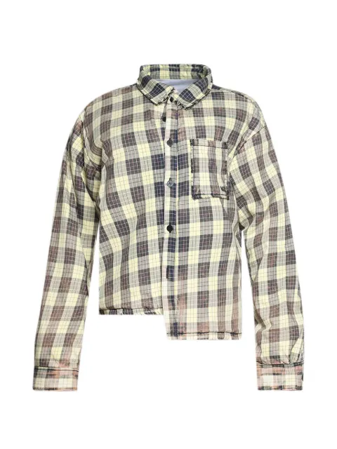 Natasha Zinko Botched check-pattern jacket